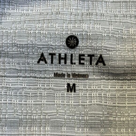 Athleta High Rise Jacquard Chaturanga Leggings Grey Size Medium - Picture 3 of 5